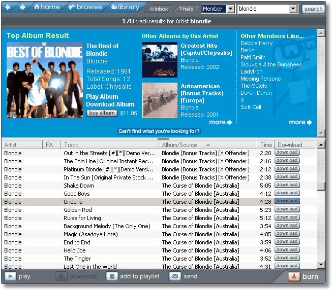 best blondie track list best blondie track list