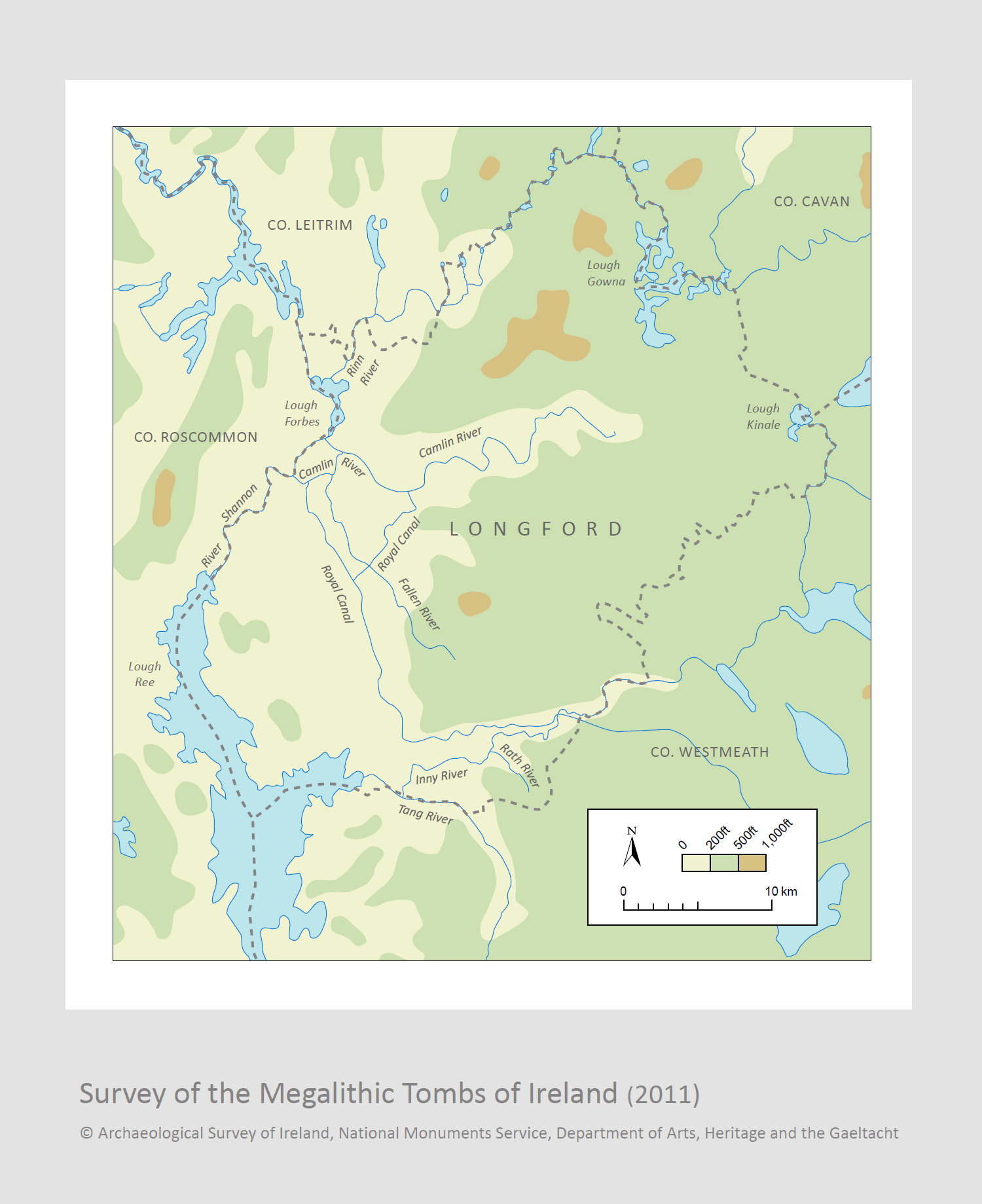 Map of Longford