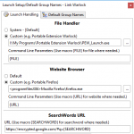 Link Warlock - Settings