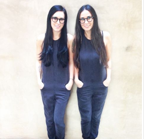 Demi Moore and Rumer Willis Are 'Twinning'.jpg