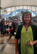 Lost a bet and had to go through airport security dressed as a dinosaur (TSA said I looked cute).jpg