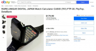 RARE,UNIQUE DIGITAL JAPAN Watch Calculator CASIO (761) FTP-30. FlipTop. DataBank.jpg