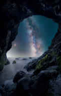 Milky Way over the California coast. Photo by Jesse Graver.jpg