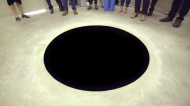 Museum Visitor Falls Into Giant Hole That Looks Like A Cartoonish Painting On The Floor.jpg