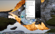 Circle Dock 0.9.2 Preview - Windows 7 Theme, Start Menu.jpg