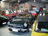 2010-06 MGB Costello V8 car in showroom.jpg