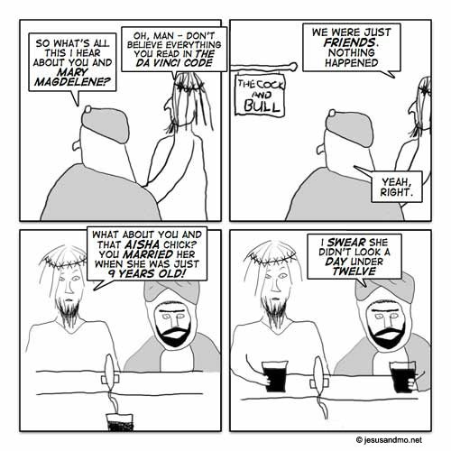 Islam Christian - Mohammed + Jesus in a bar - Mary Magdalene + Aisha 13.jpg
