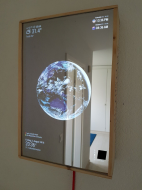 Old wine box + old monitor + RPi = MagicMirror.jpg