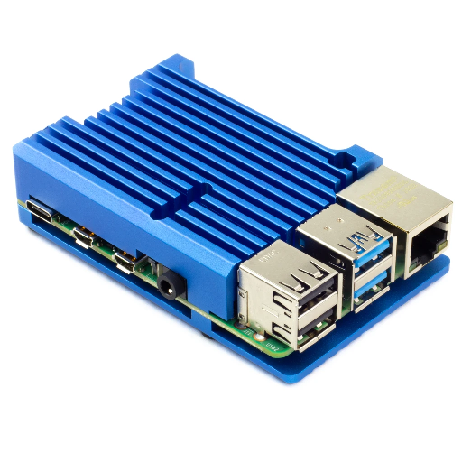 Pimoroni Heatsink Case RPi4 - Zircon Blue.png