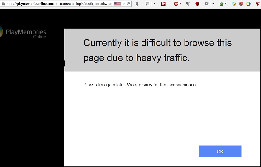 Sony - PlayMemories Online - site overloaded 2014-09-13 0209hrs.jpg
