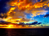 A gorgeous Caribbean sky, “like a painting.” The photo was submitted to USA TODAY via Your Take.jpg