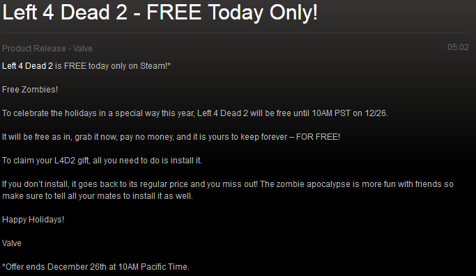 2013-12-26 15_28_53-News - Left 4 Dead 2 - FREE Today Only! - Pale Moon.png