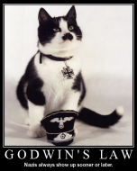 Cat - Godwins law - (Nazis always show up sooner or later.jpg