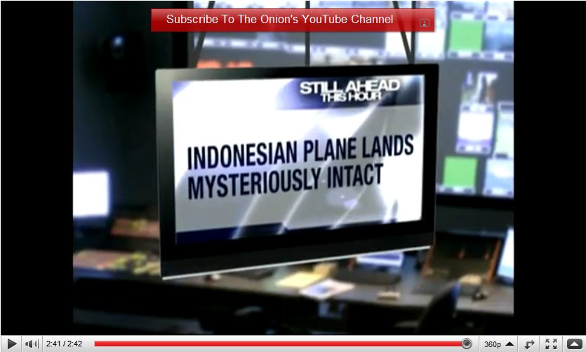 Indonesian plane lands mysteriously intact (Onion).jpg