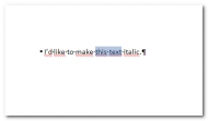 2-1 - Ctrl+keys - In Word I select the text that I want to italicize.png