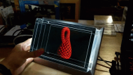 Put holograms in your home with The Looking Glass display.gif