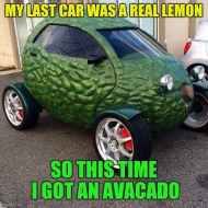 My last car was a real lemon, so this  time I got an avocado.jpg