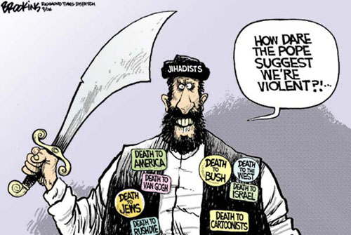 Islam - violent Religion of Peace cartoon.jpg