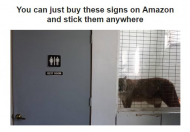 You can just buy these signs on Amazon and stick them anywhere.jpg