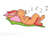 Snoozing Rabbit.gif