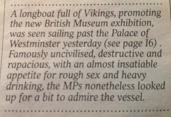 Times (UK) quote about Viking longboat 2014-04-17.jpg