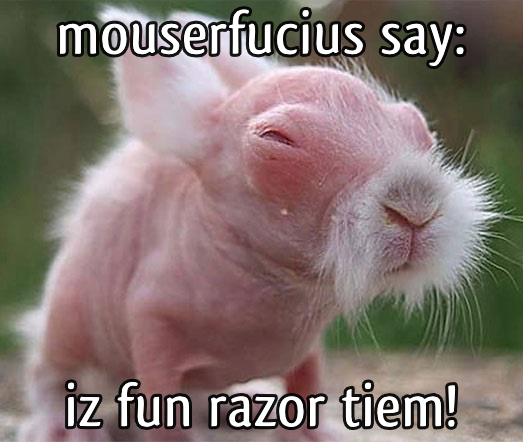 mouserfucius say fun razor time.png