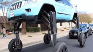 This elevating car can drive over traffic.jpg