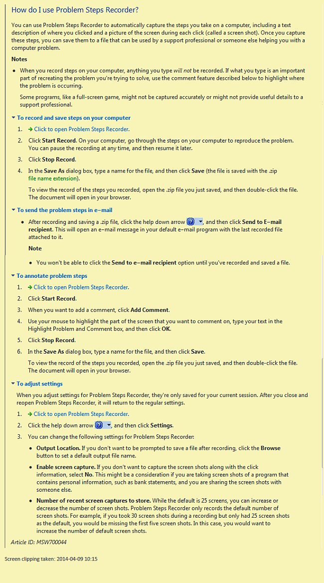 Windows 7 - Problem Steps Recorder (Help notes).png