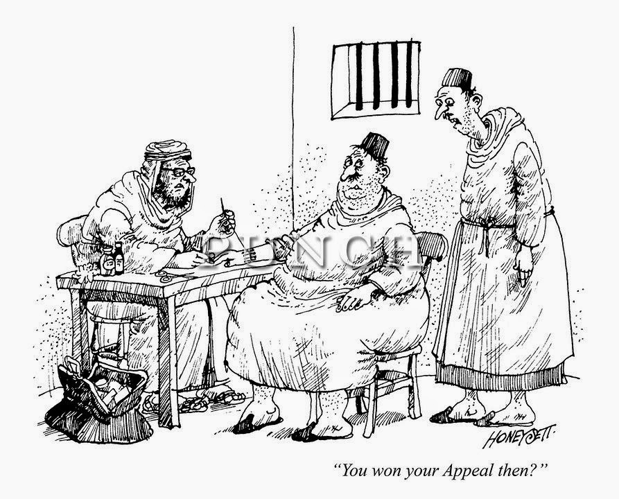 Honeysett - cartoon Punch (Arab appeal against theft conviction).jpg