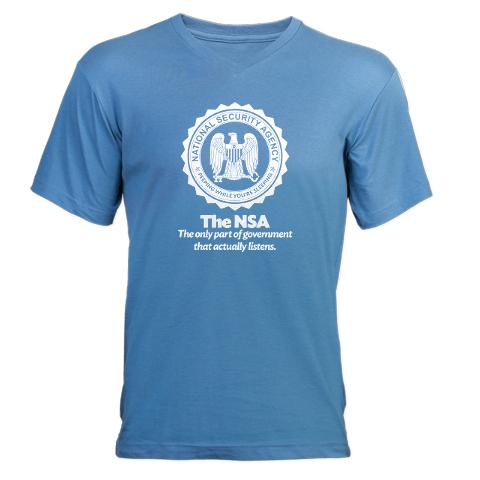 T-shirt - The NSA actually listens (2011).jpg