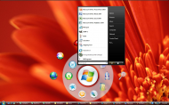 Circle Dock 0.9.2 Preview - Windows 7 Theme, Start Menu2.jpg