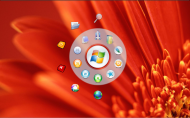 Circle Dock 0.9.2 Preview - Windows 7 Theme, Rotation.jpg