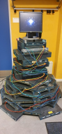 I Wanted To Make The IT Department More Cheerful, So I Made This ''Tree'' To Help Celebrate.jpg