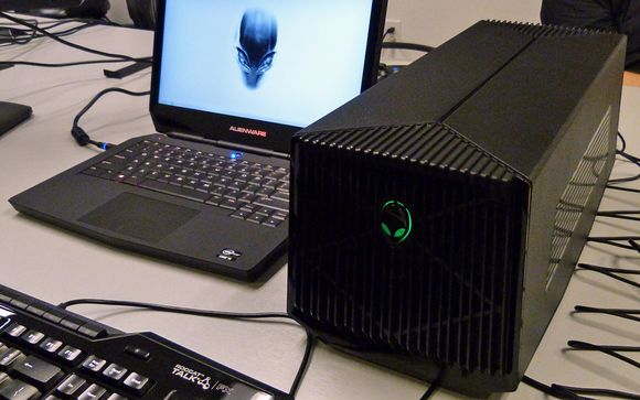 The Alienware Graphics Amplifier lets you add a desktop video card to a laptop.jpg