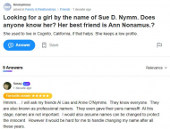 Looking for a girl by the name of Sue D. Nymm.jpg