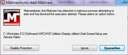 Dark Screen setuo contains Adware-Rabio payload (Malwarebytes).png