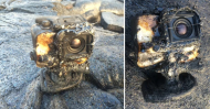 This GoPro Got Covered by Lava, Burst Into Flames… and Survived.jpg