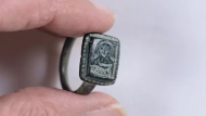 Israeli Gardener Born on Christmas Day Finds 700-year-old Ring With Image of St. Nicholas.jpg