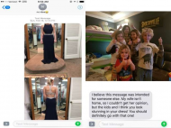 A woman accidentally texted the wrong number about fashion advice — and the stranger's kind response is going viral for the best reason.jpg