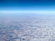 This optical illusion from the sky makes flat farmland in Colorado look like a 3D urban city.jpg