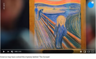 The figure in Edvard Munch's iconic 'The Scream,' which inspired an emoji, is not actually screaming, according to the British Museum.jpg