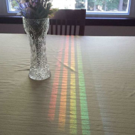 The rainbow on the table.jpg