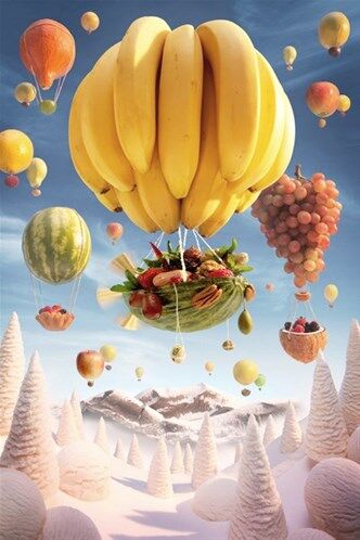 Foodscapes - Edible art  Banana Balloon.jpg