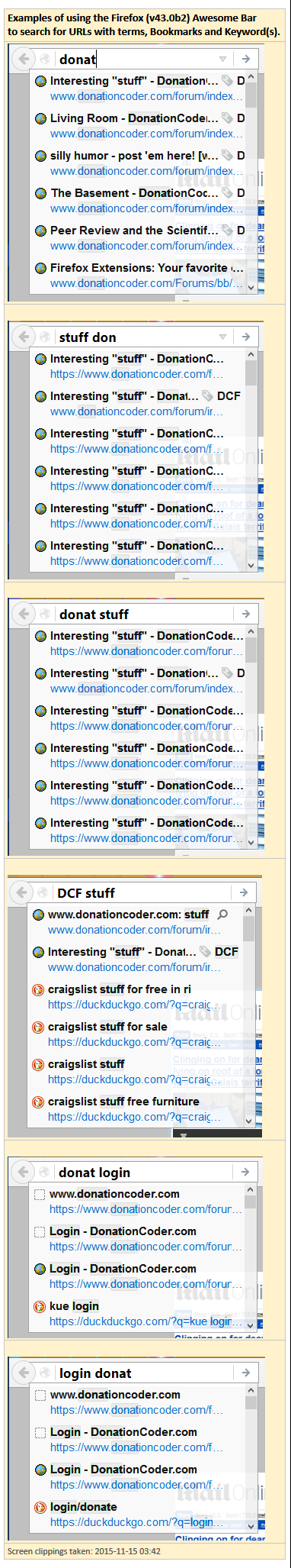 Firefox Awesome Bar - search for URLs with terms, Bookmarks and Keyword.png