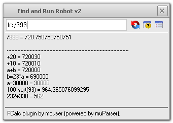 farr bplugin calc