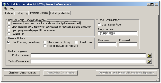 dcupdateroptions small